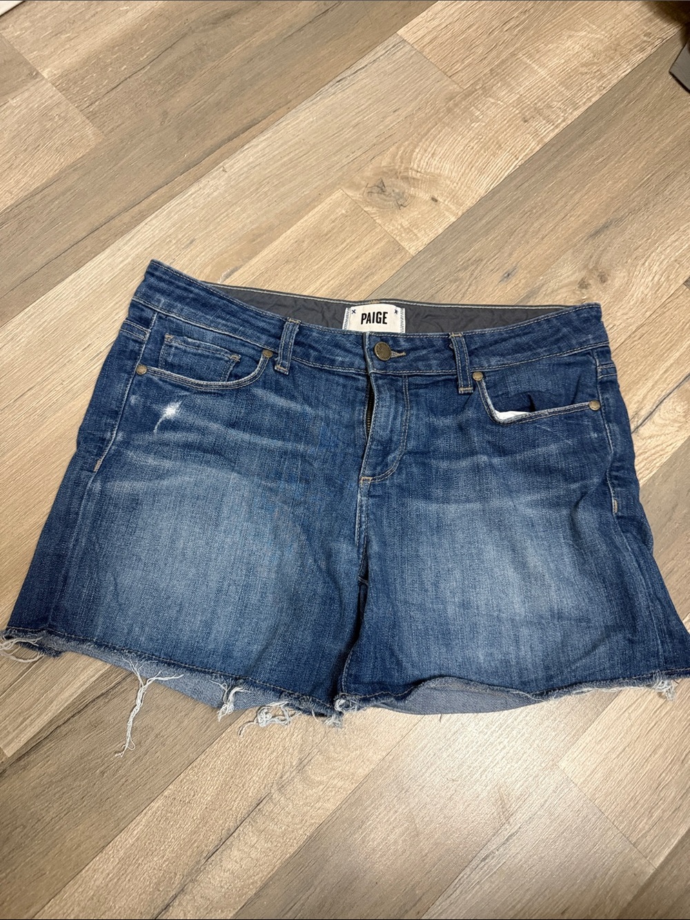 PAIGE Jimmy Jimmy Denim Cutoff Jean Shorts size 29